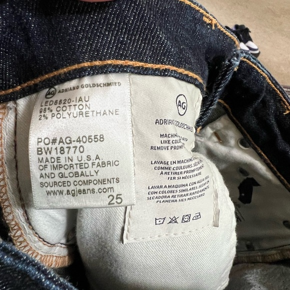 AG Adriano Goldschmied Women's The Emery Jean Skirt pencil skirt size 25 - Picture 4 of 4